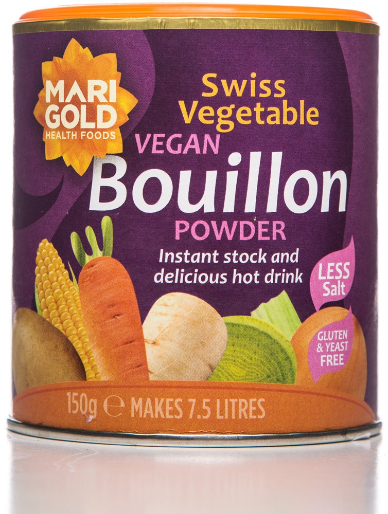 Marigold Health Foods Bouillon Powder Less Salt Purp 150g