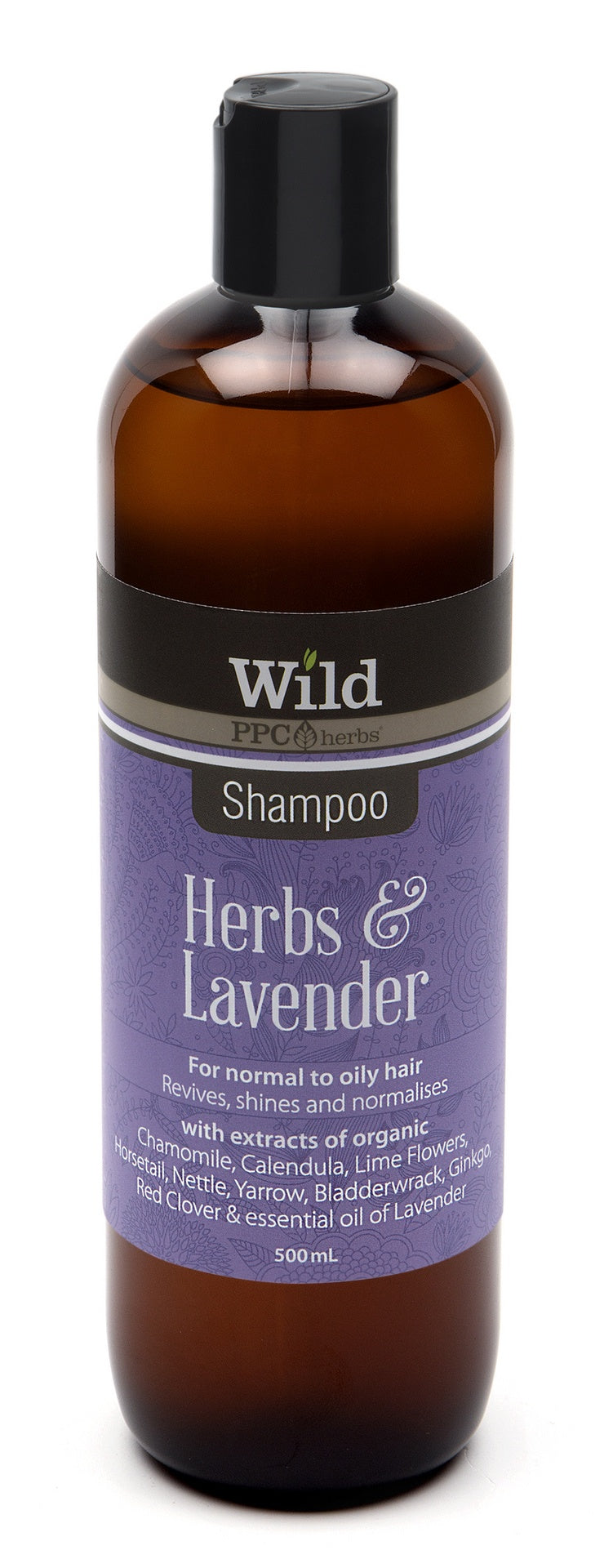 Wild Herbal Shampoo Herbs &amp; Lavender 500ml