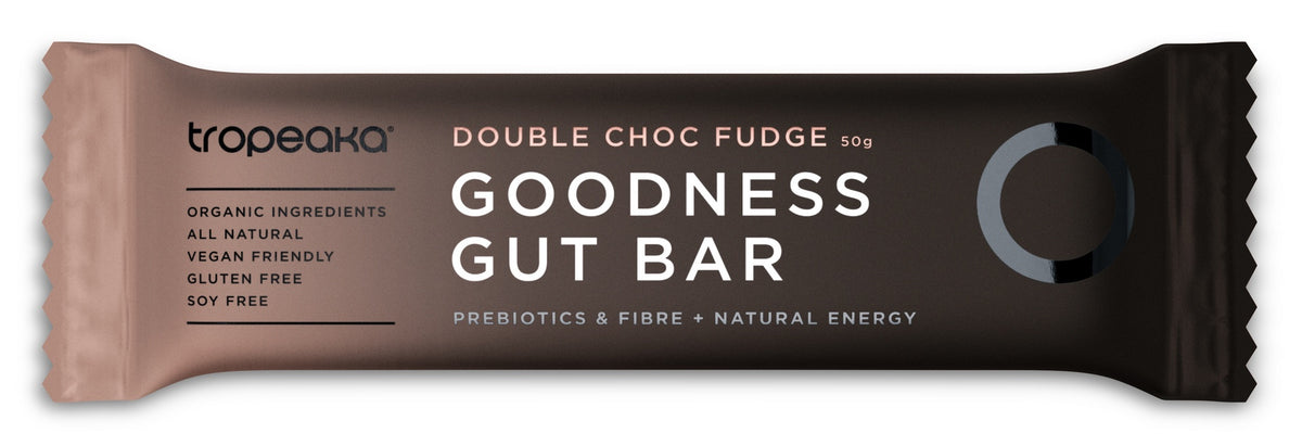 Tropeaka Double Choc Fudge Gut Bar 50g