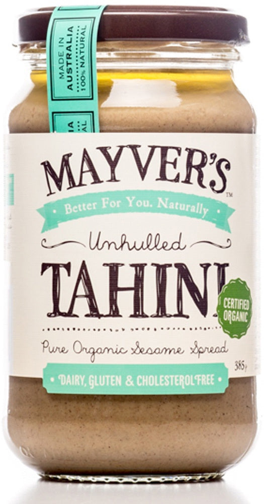 Mayver&#39;s Tahini Unhulled Organic 385g