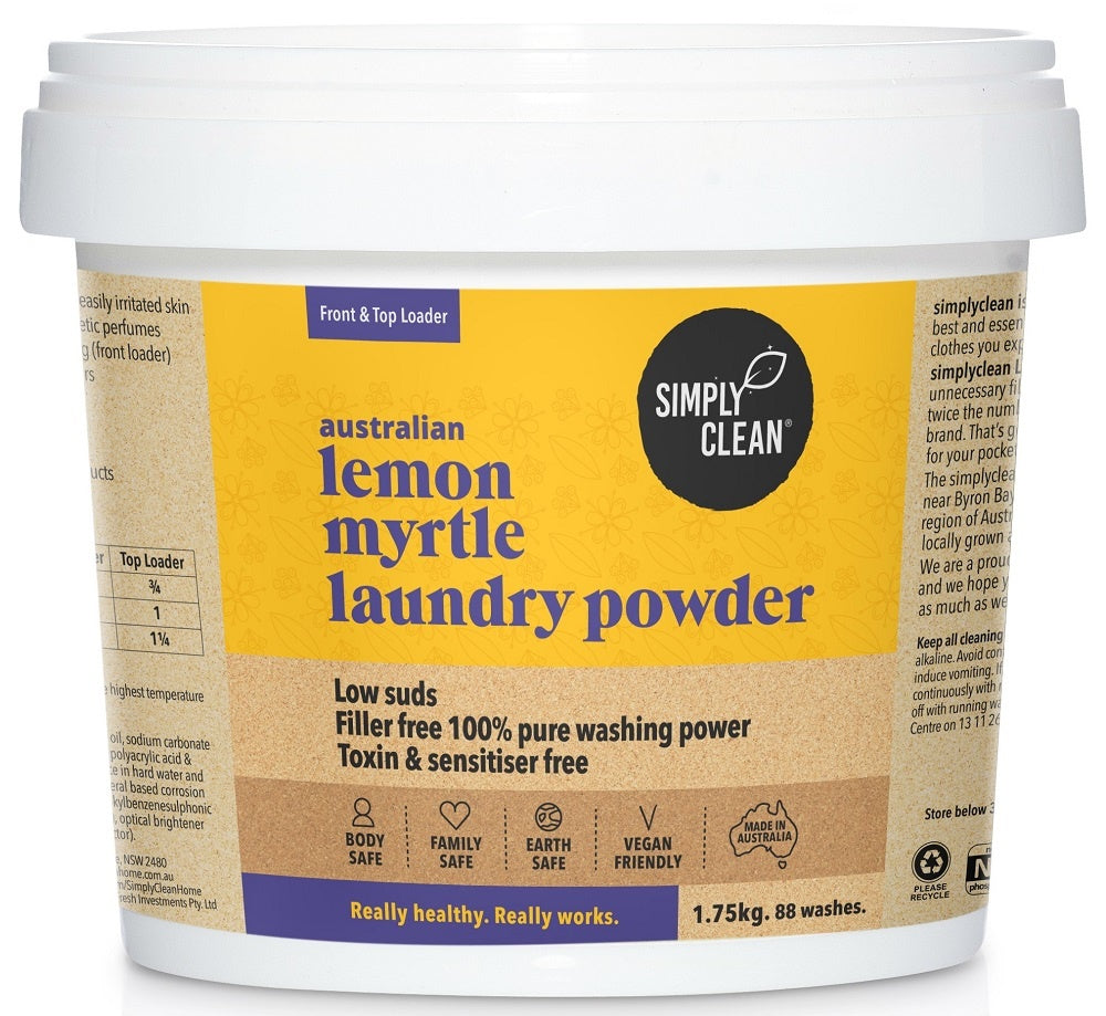 Simply Clean Lemon Myrtle Laundry Powder 1.75kg