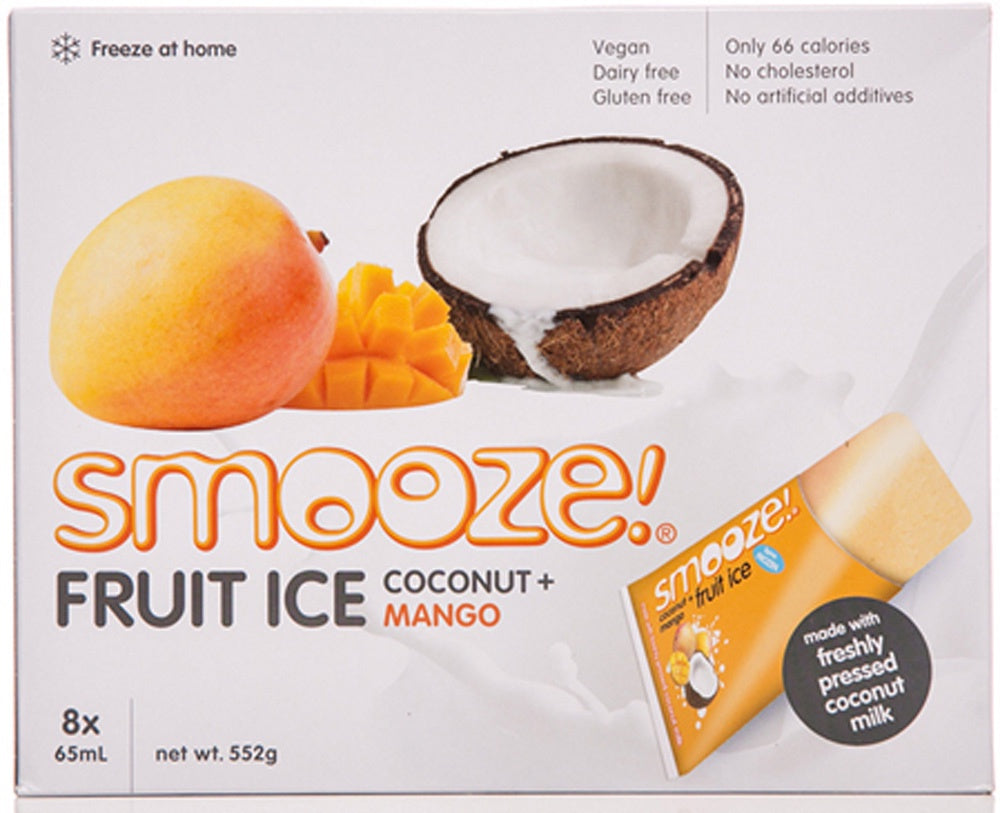 Smooze Fruit Ice Coconut &amp; Mango 8 x 65ml