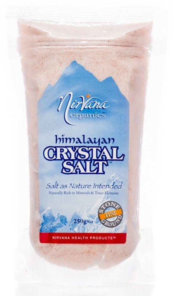 Nirvana Organics Himalayan Crystal Salt Fine 250g