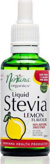 Nirvana Organics Liquid Stevia Lemon 50ml