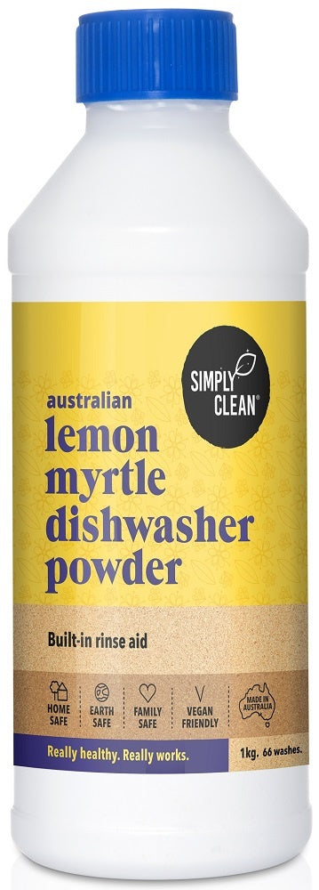 Simply Clean Lemon Myrtle Dishwasher Powder 1kg