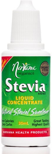 Nirvana Organics Stevia Liquid Concentrate 30ml