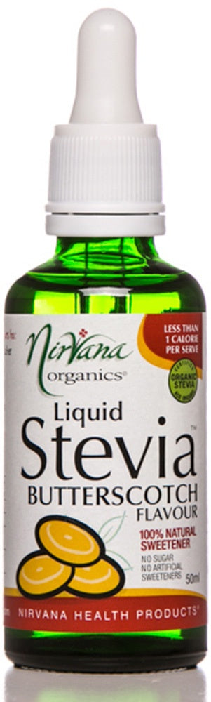 Nirvana Organics Stevia Liquid Butterscotch 50ml