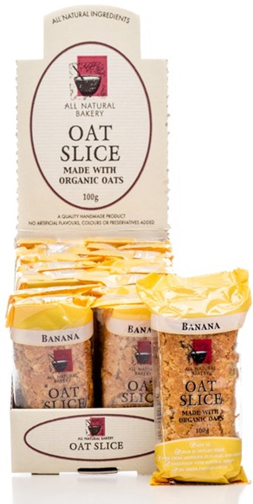 Organic Oat Slice Banana 100g