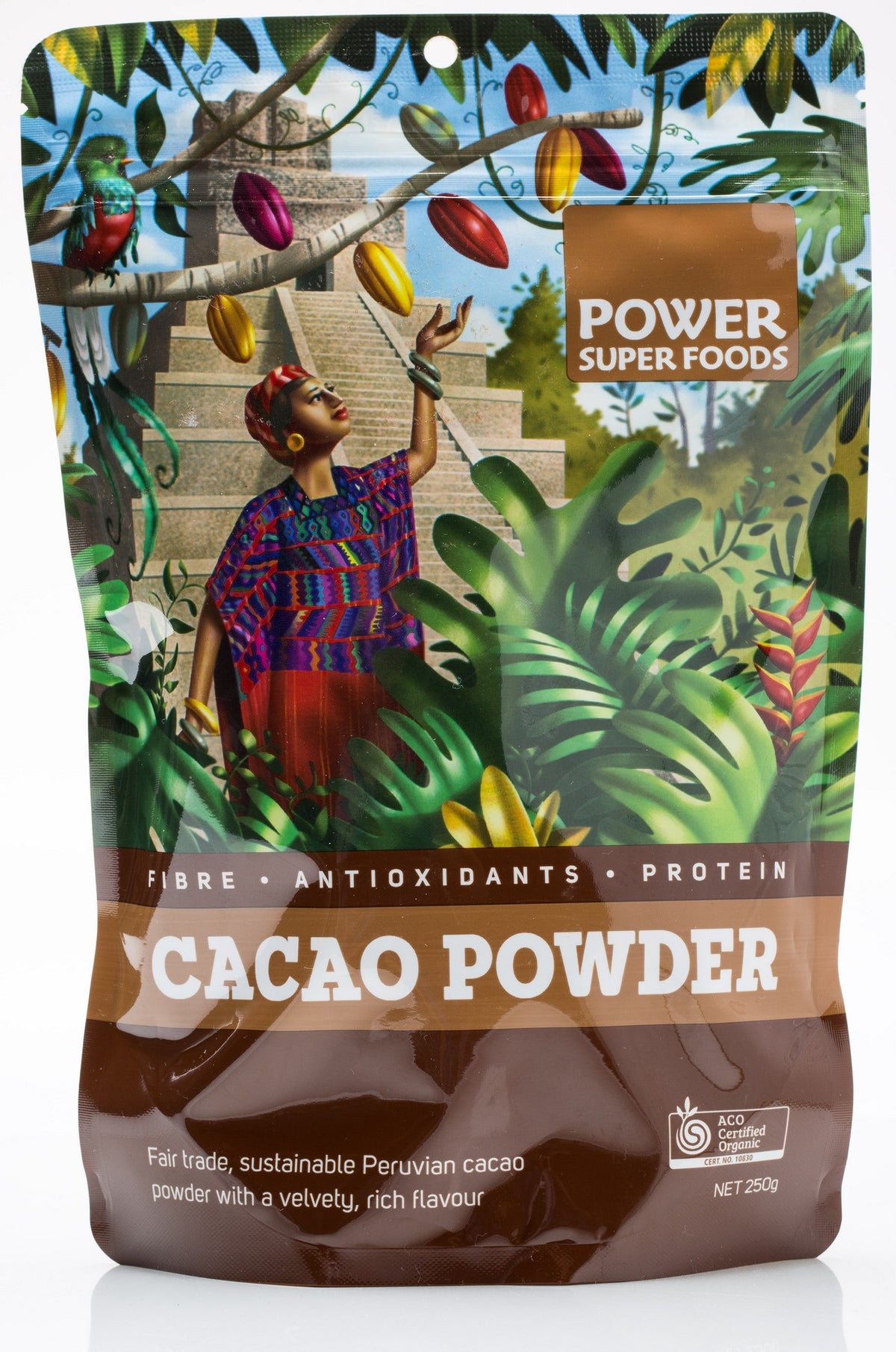 Power Super Foods Cacao Powder Organic 250g