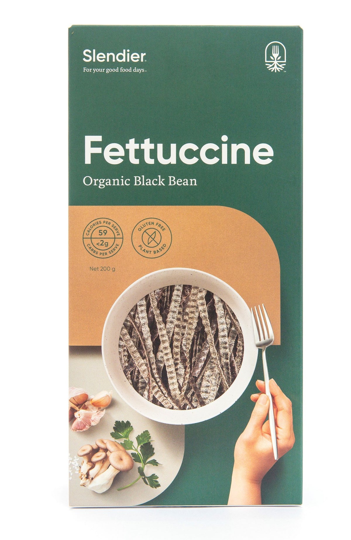 Slendier Black Bean Fettuccine Organic 200g