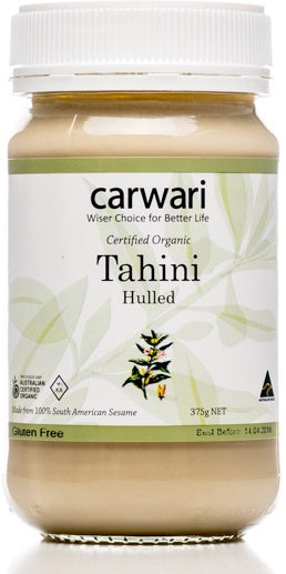 Carwari Organic Tahini Hulled 375g