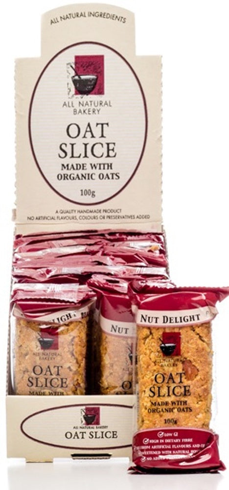 Organic Oat Slice Nut Delight 100g