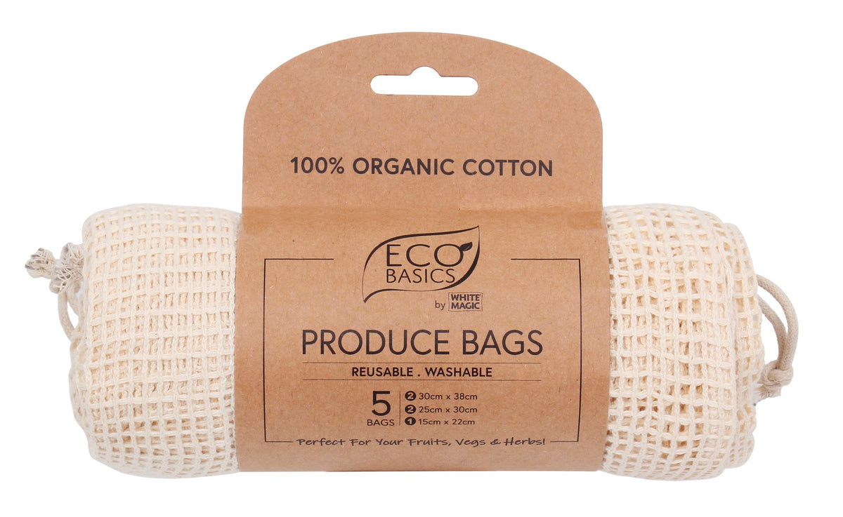 White Magic Eco Basics Produce Bag 5 bags