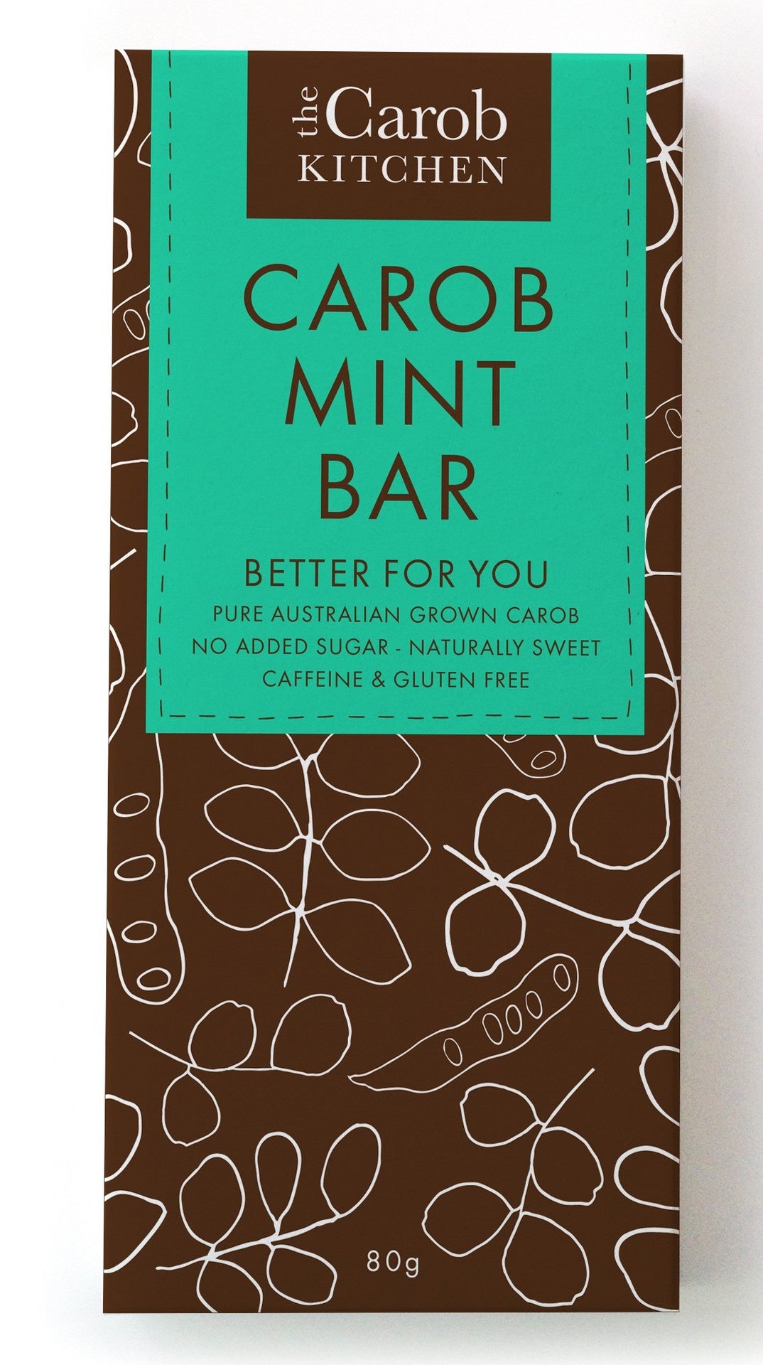 The Carob Kitchen Carob Bar Mint 80g