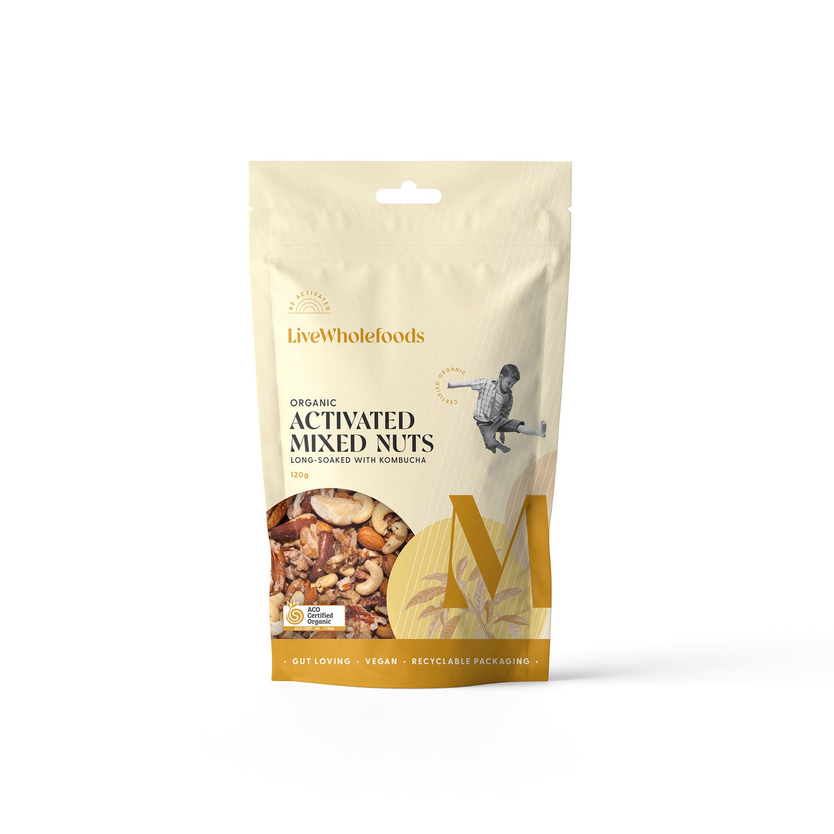 Live Wholefoods Organic Activated Mixed Nuts 120g