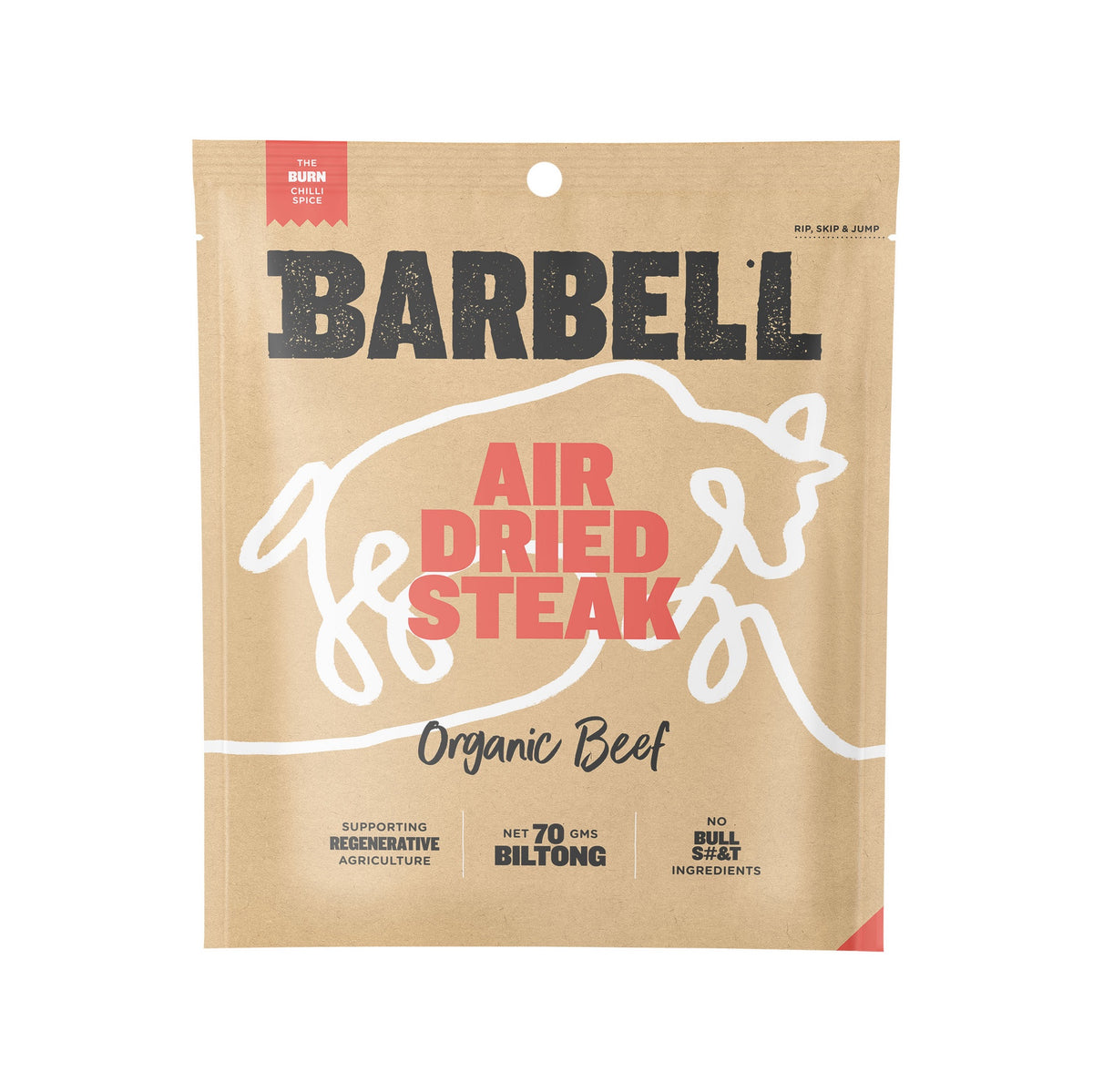 Barbell Foods Burn Air Dried Steak 70g