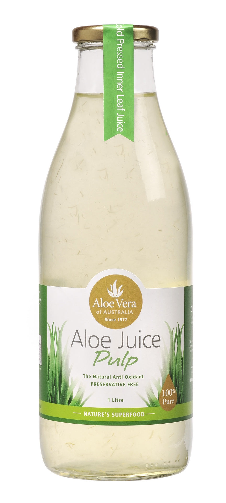 Aloe Vera of Australia Pulp Juice 100% 1L