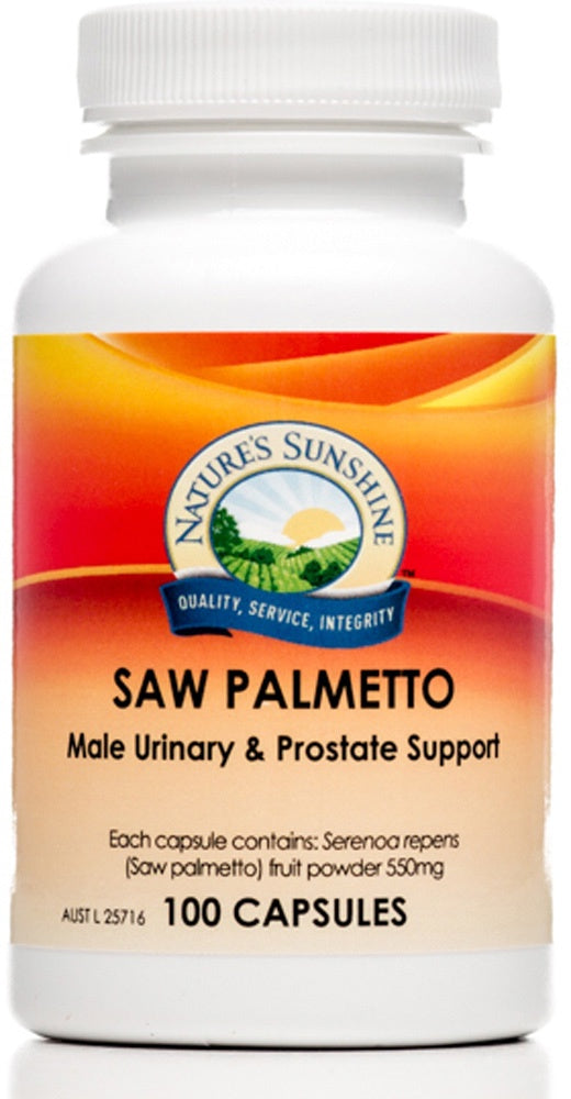 Nature&#39;s Sunshine Saw Palmetto 550mg 100c