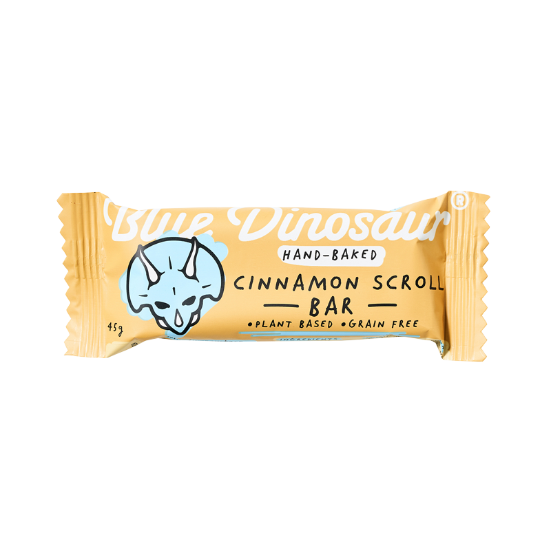 Blue Dinosaur Cinnamon Scroll Bar 45g