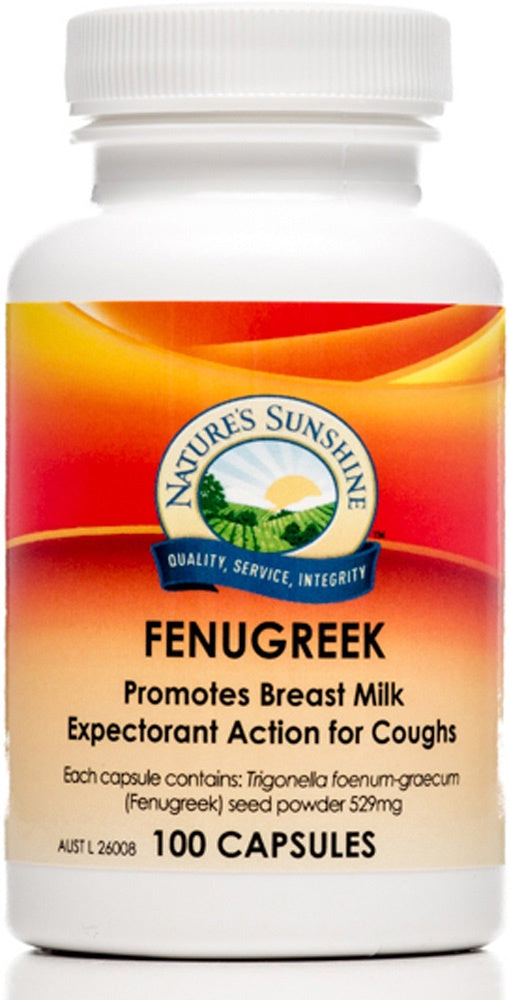 Nature&#39;s Sunshine Fenugreek 529mg 100c