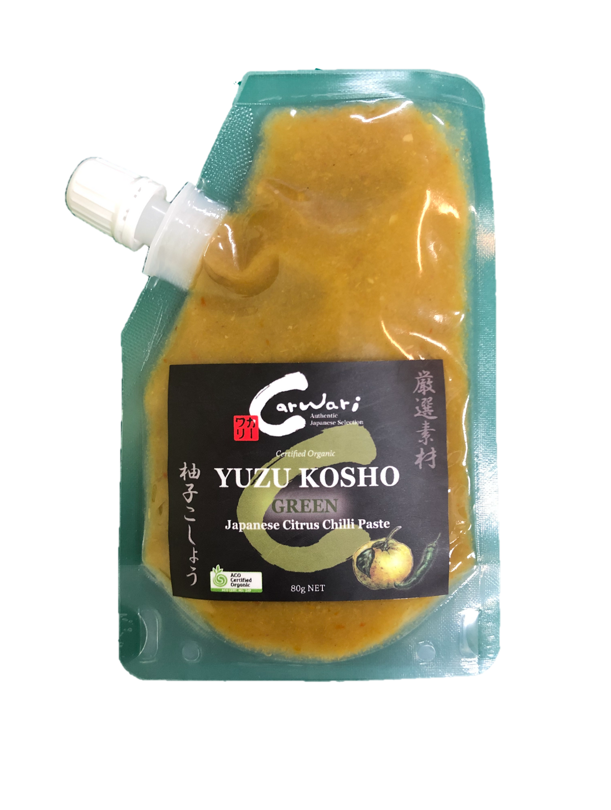 Carwari Organic Yuzu Kosho Green 60g