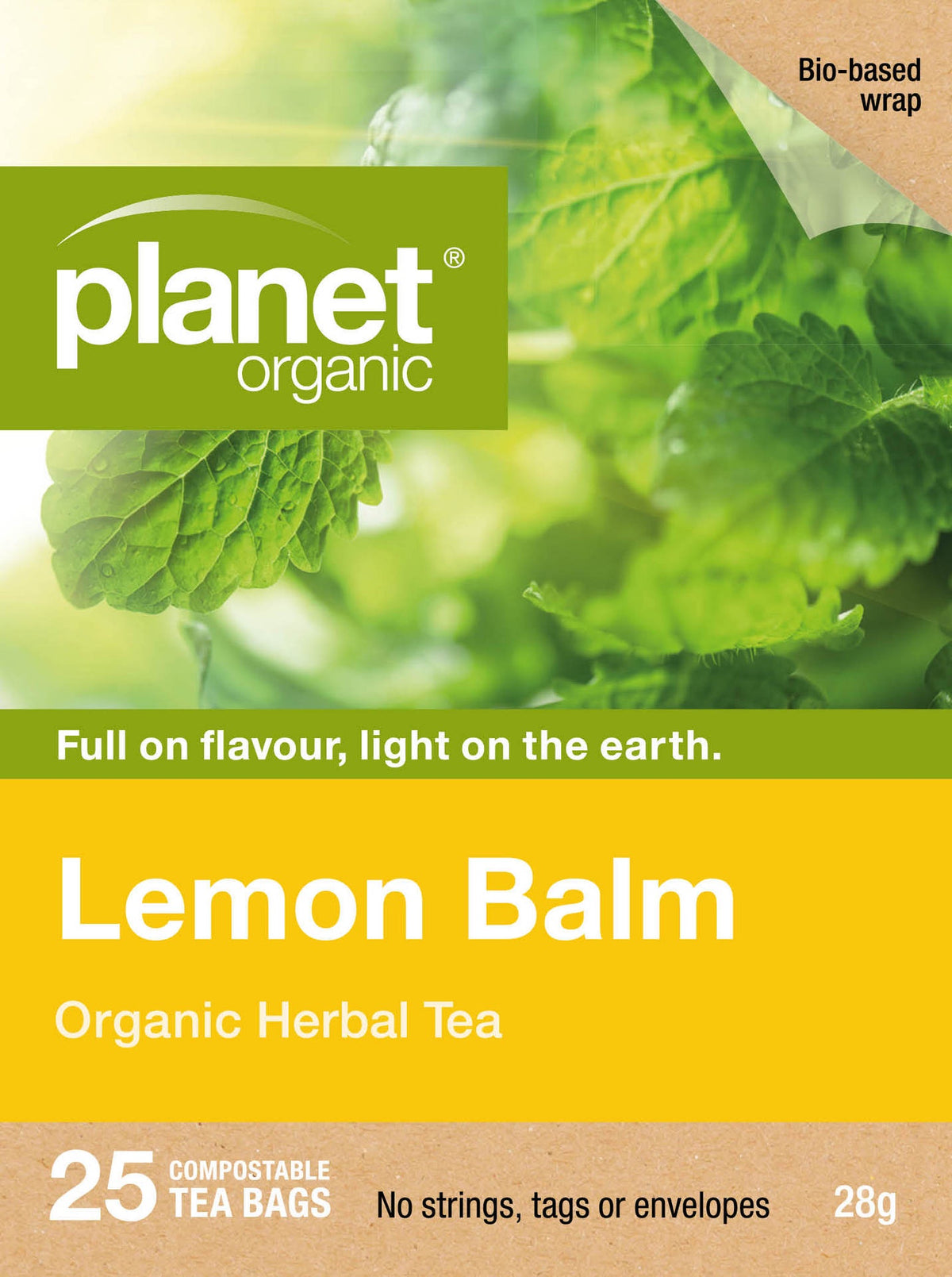 Planet Organic Tea Lemon Balm x 25 Tea Bags