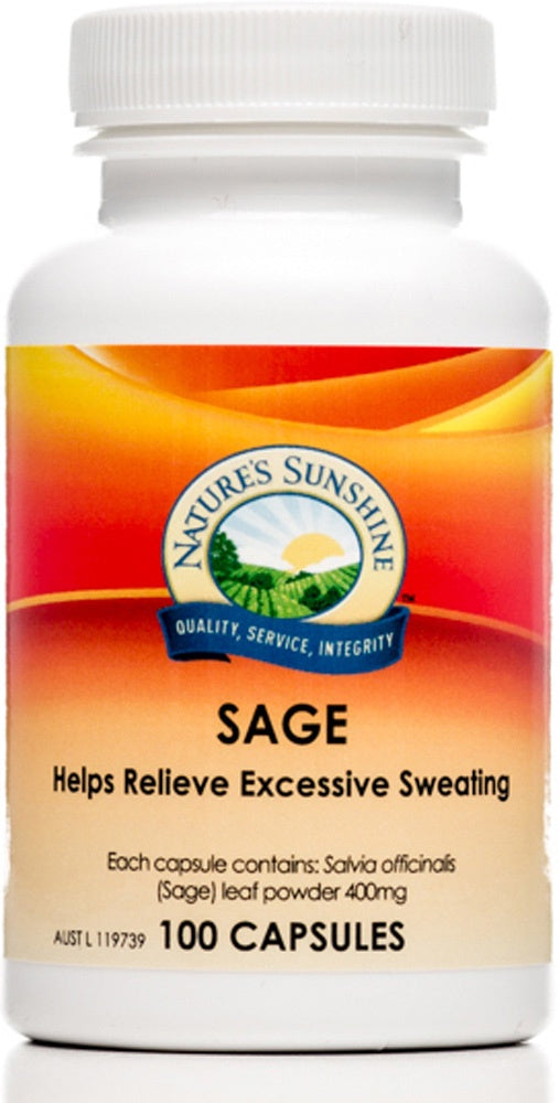 Nature&#39;s Sunshine Sage 400mg 100c