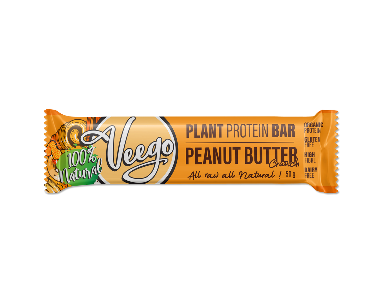 Veego Bars Peanut Butter Crunch 50g