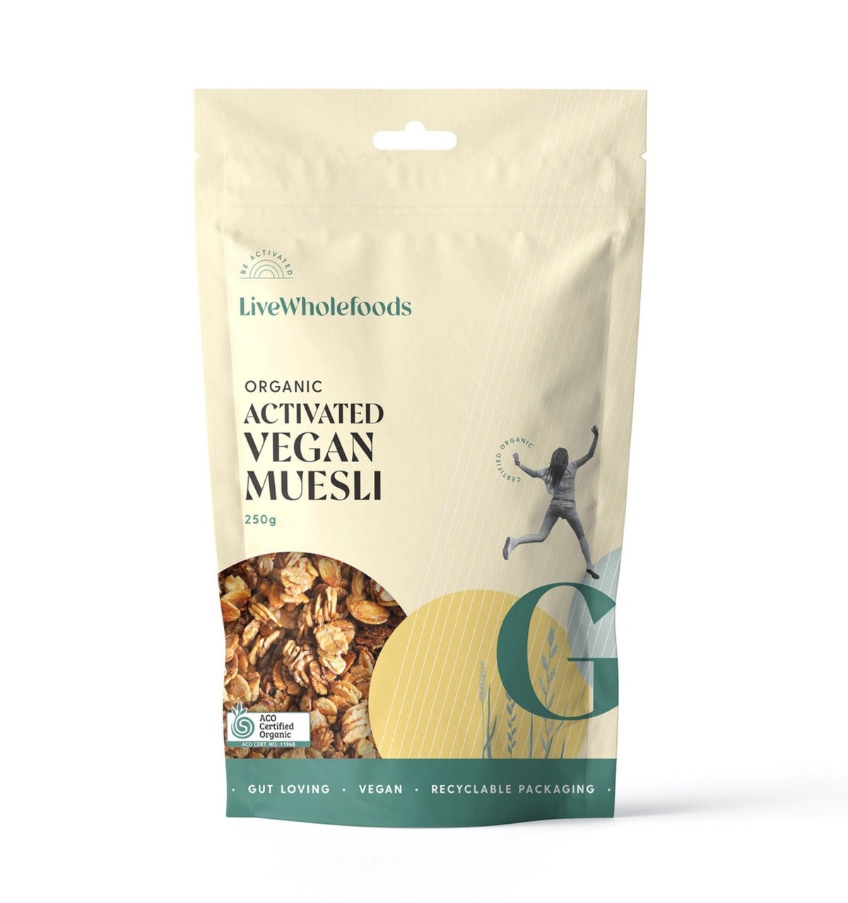 Live Wholefoods Organic Activated Vegan Muesli 250g