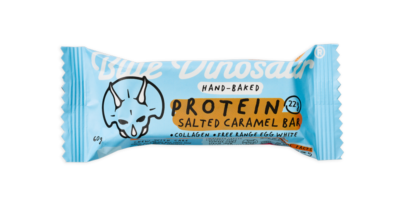 Blue Dinosaur Protein Bar Salted Caramel 60g