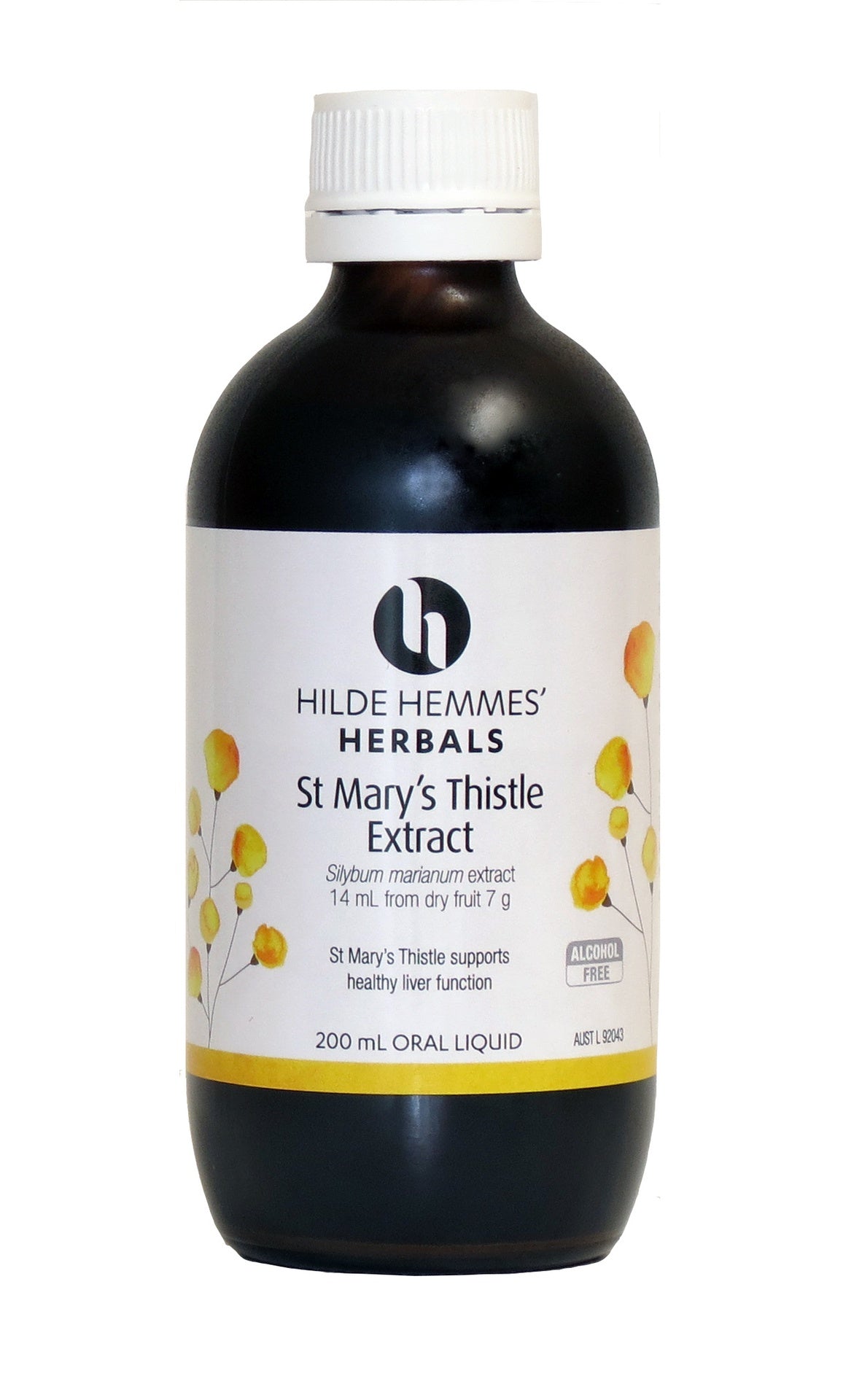 Hilde Hemmes Herbal&#39;s St. Mary&#39;s Thistle 200ml