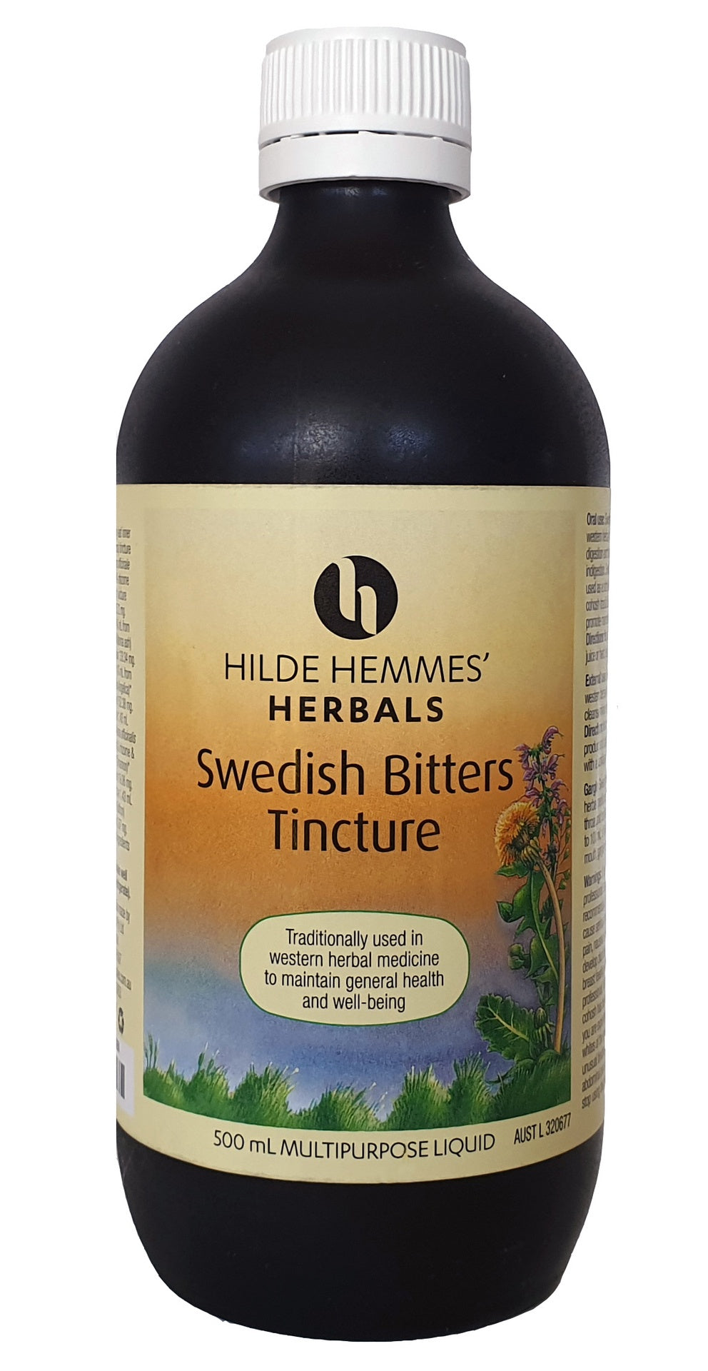 Hilde Hemmes Herbal&#39;s Swedish Bitters 500ml