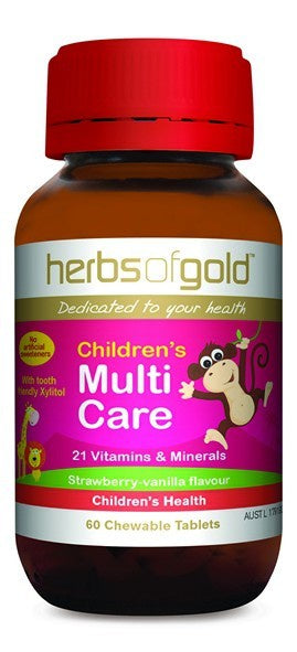 Herbs of Gold Children&#39;s Multi Care 60t chewable