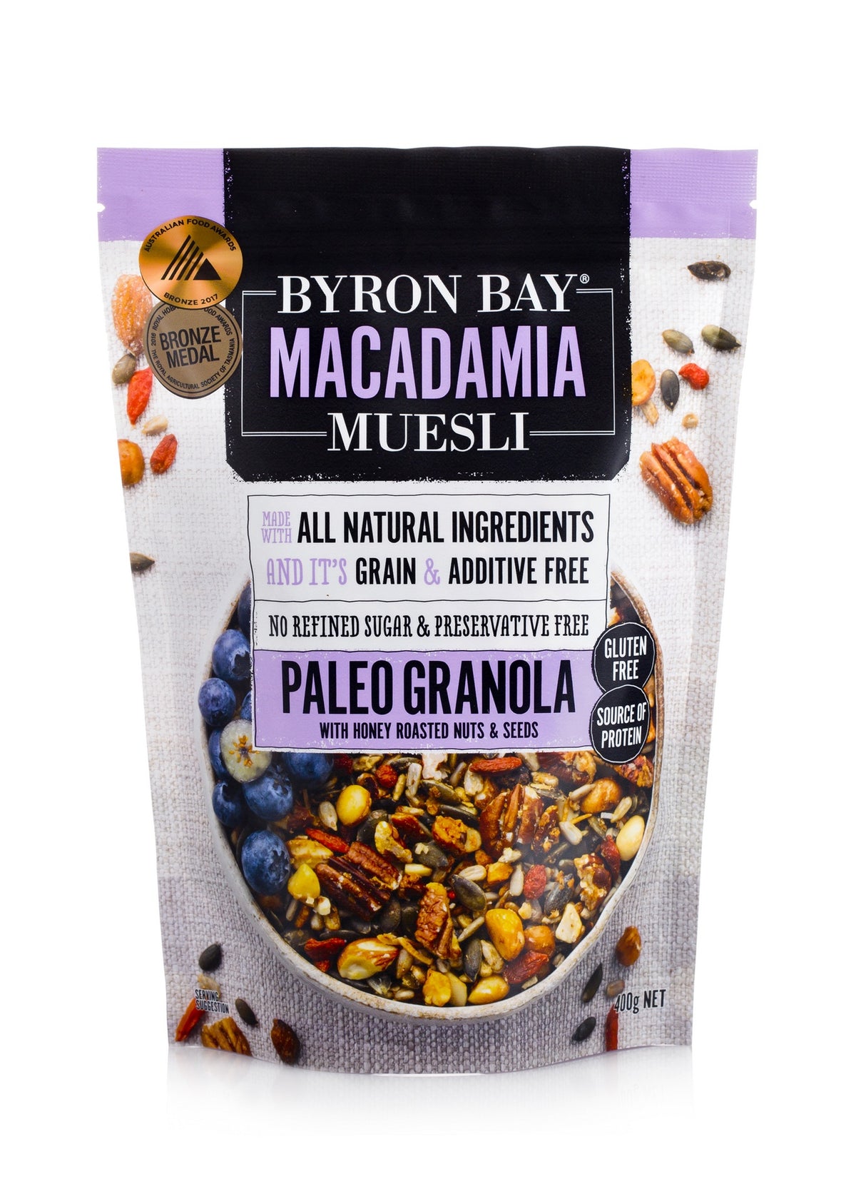 Byron Bay Macadamia Muesli Paleo Granola 400g