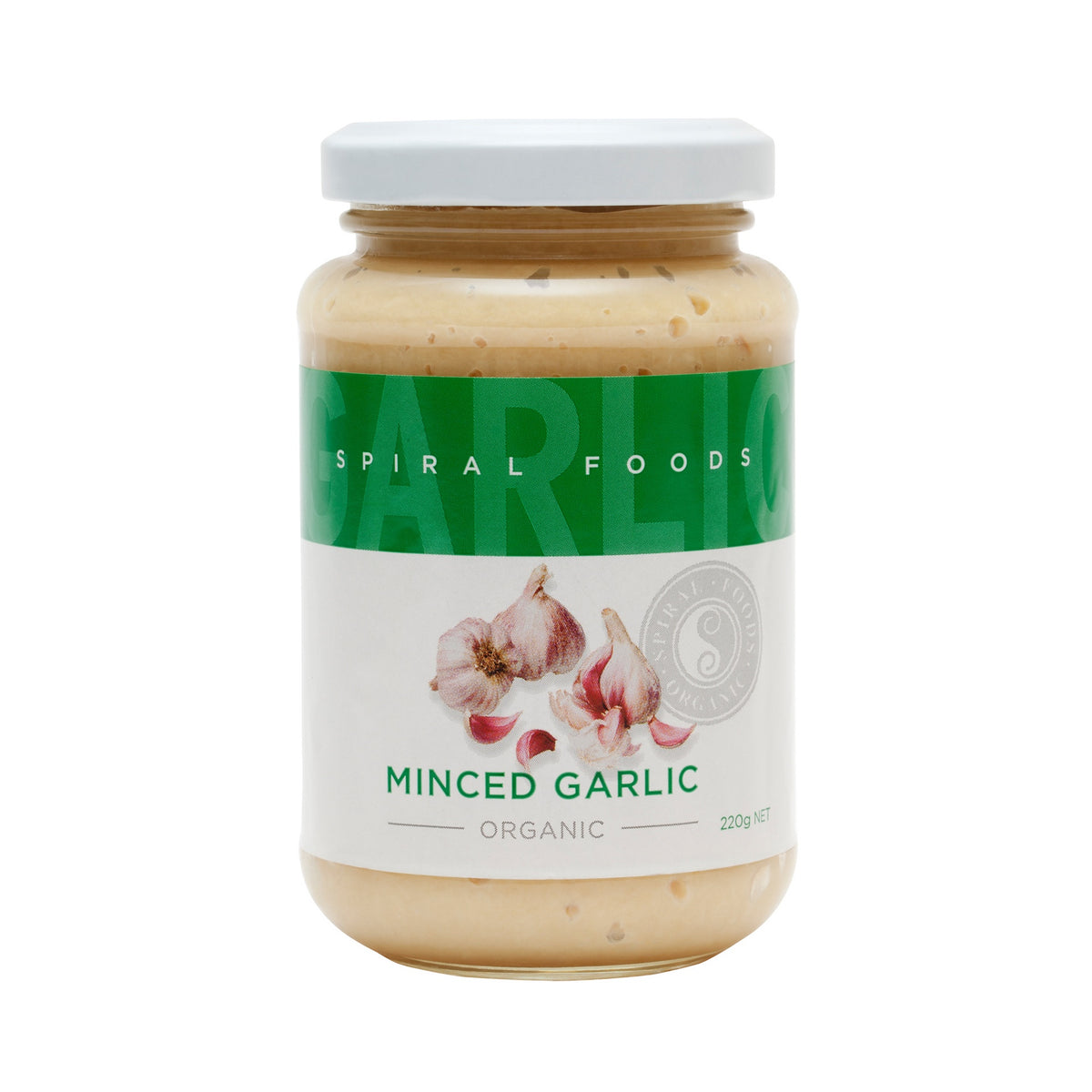 Spiral Foods Garlic Minced 220g
