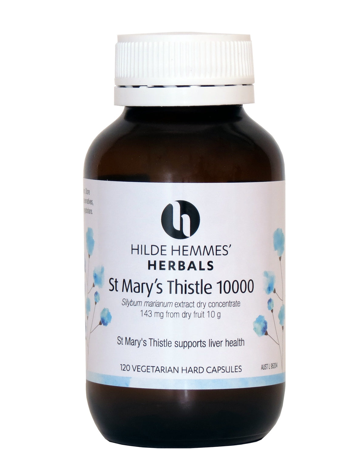 Hilde Hemmes Herbal&#39;s St. Mary&#39;s Thistle 1000mg 120vc