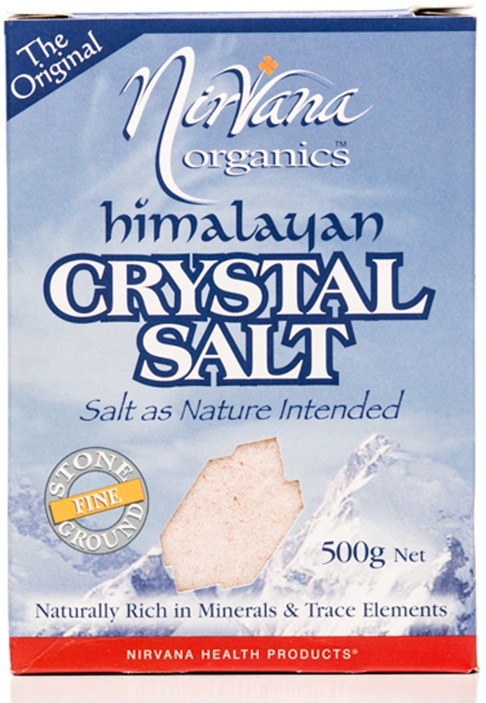 Nirvana Organics Himalayan Crystal Salt Fine 500g