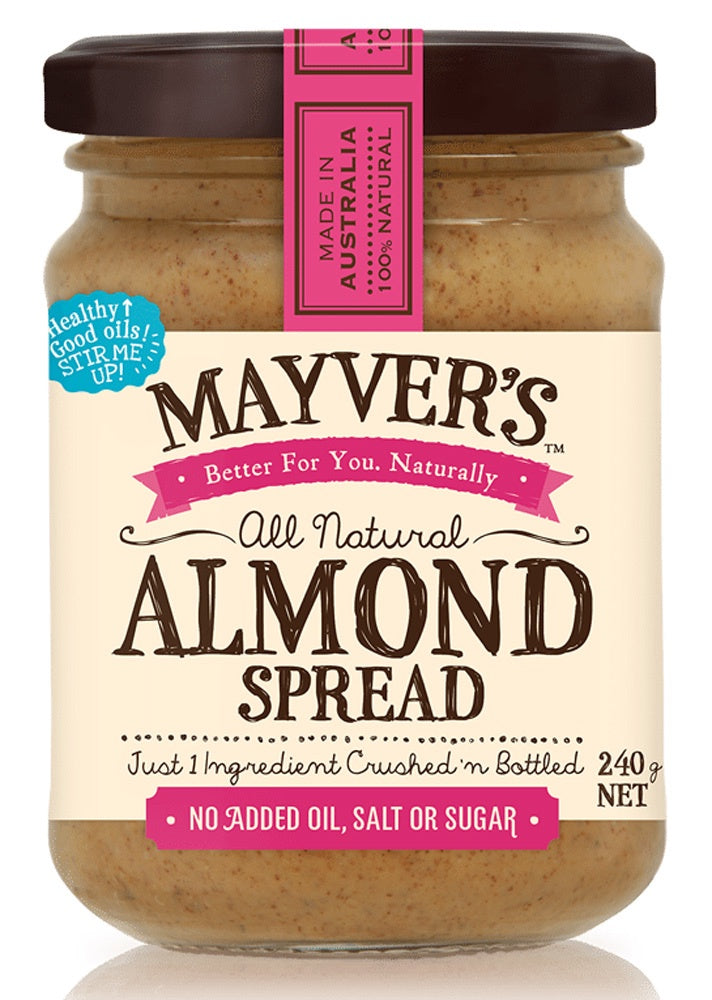 Mayver&#39;s Almond Spread 240g