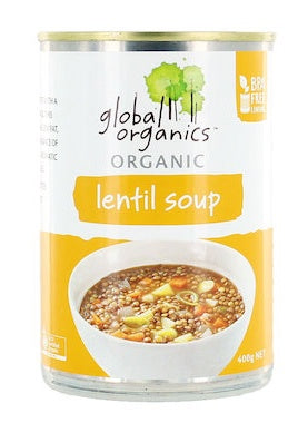 Global Organics Soup Lentil Organic 400g