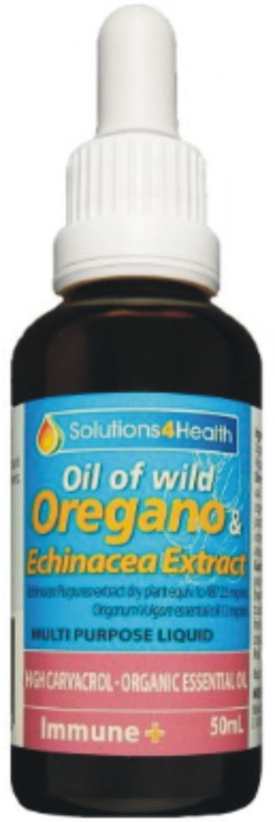 Solutions 4 Health Oil of Wild Oregano &amp;Echinacea 50ml