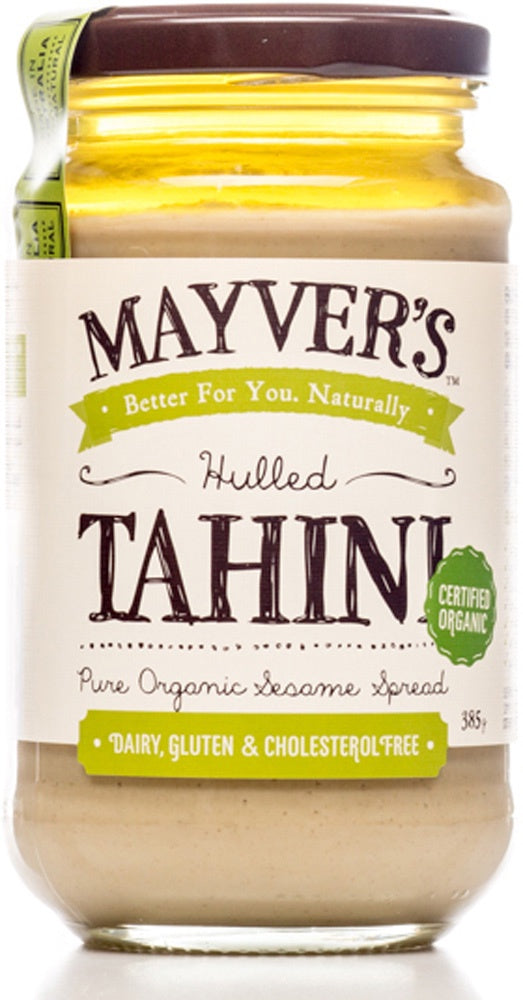 Mayver&#39;s Tahini Hulled Organic 385g