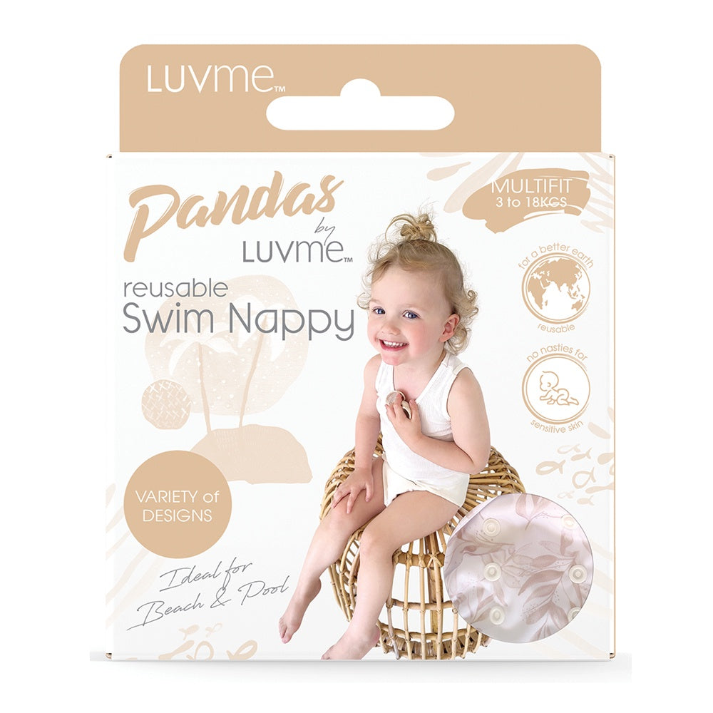 Pandas by Luvme Swim Nappy Flora