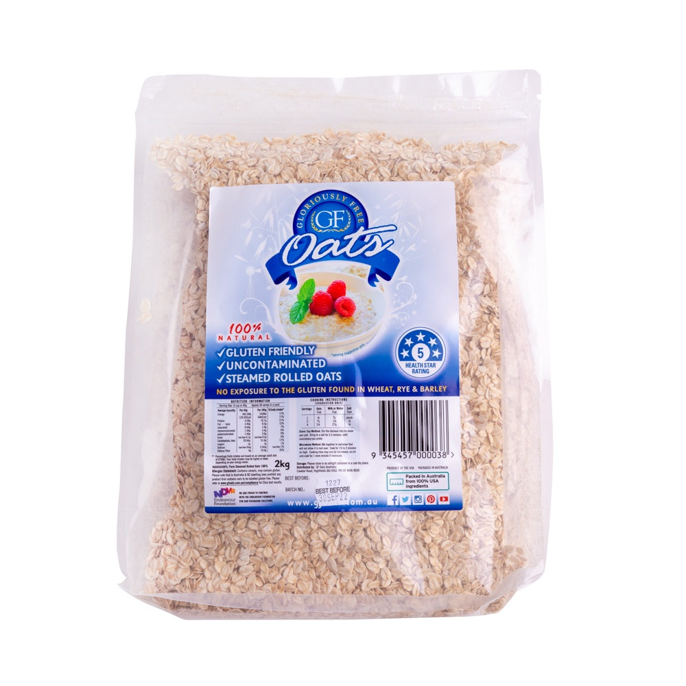 Gloriously Free Uncontaminated Aussie Oats 2kg