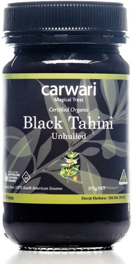 Carwari Organic Tahini Black 375g