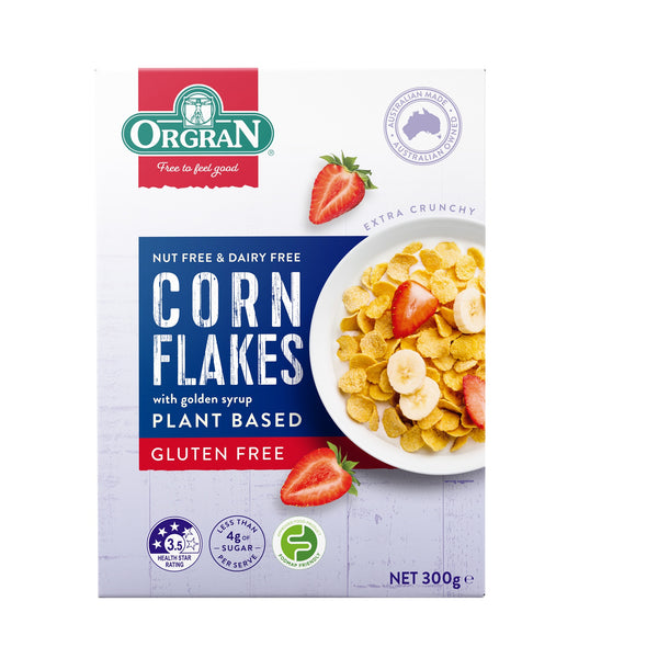 Orgran Gluten Free Corn Flakes 300g WELL I AM