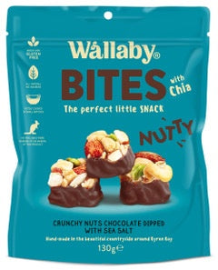 Wallaby Nutty Bites - Sea Salt 130g