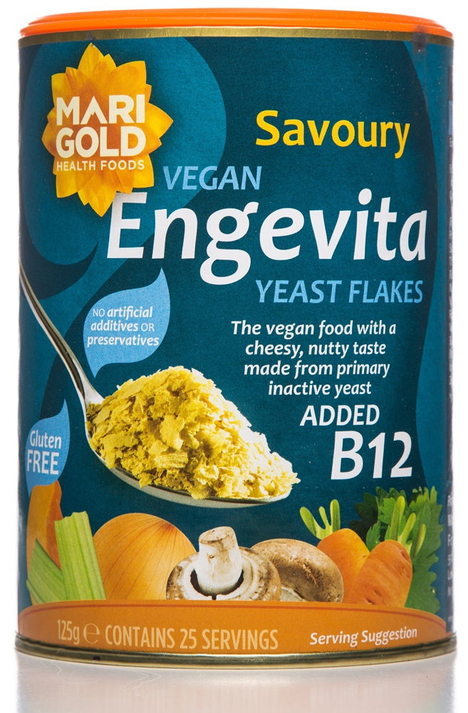 Marigold Health Foods Engevita Yeast Flakes Zinc B12 125g