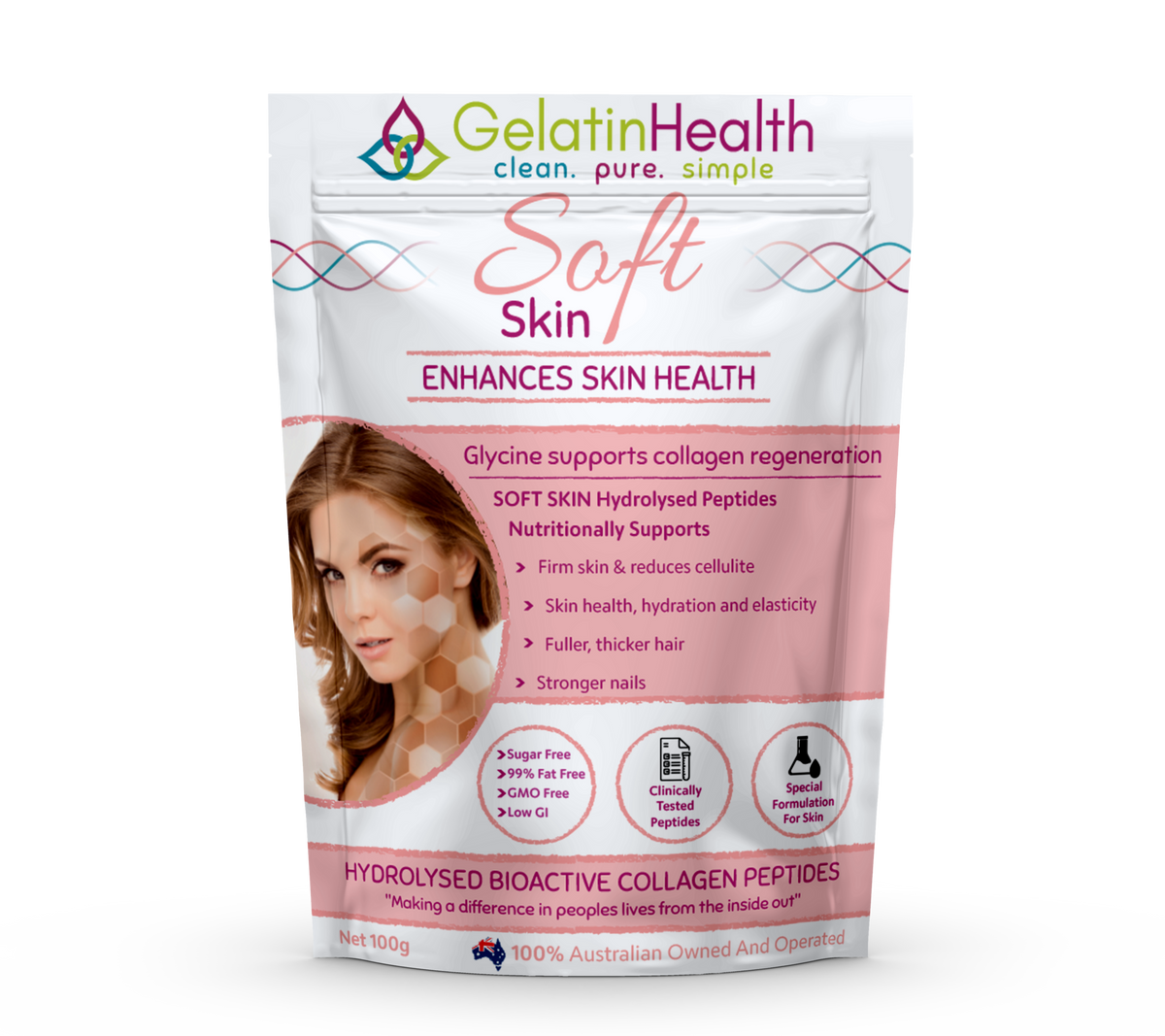 Gelatin Health Skin Collagen 100g