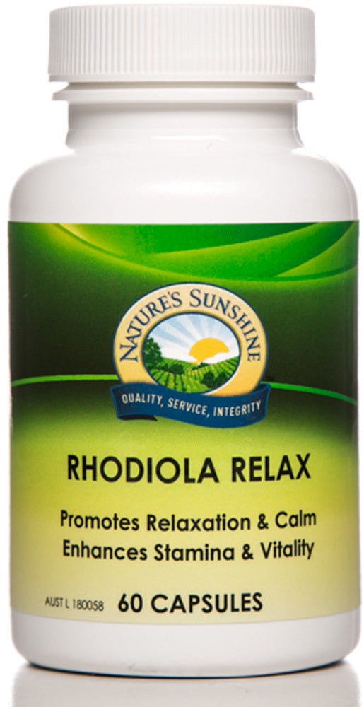 Nature&#39;s Sunshine Rhodiola Relax 60c