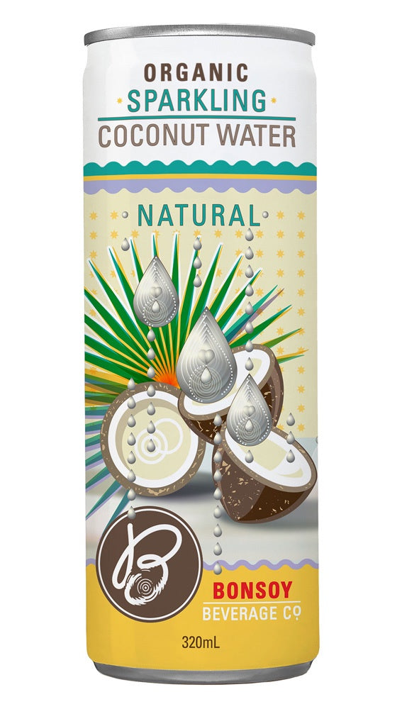 Spiral Foods Coconut Water Sparkling Org 320ml